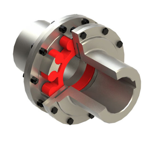 LMS Double Flange Plum Blossom Shaped Elastic Coupling